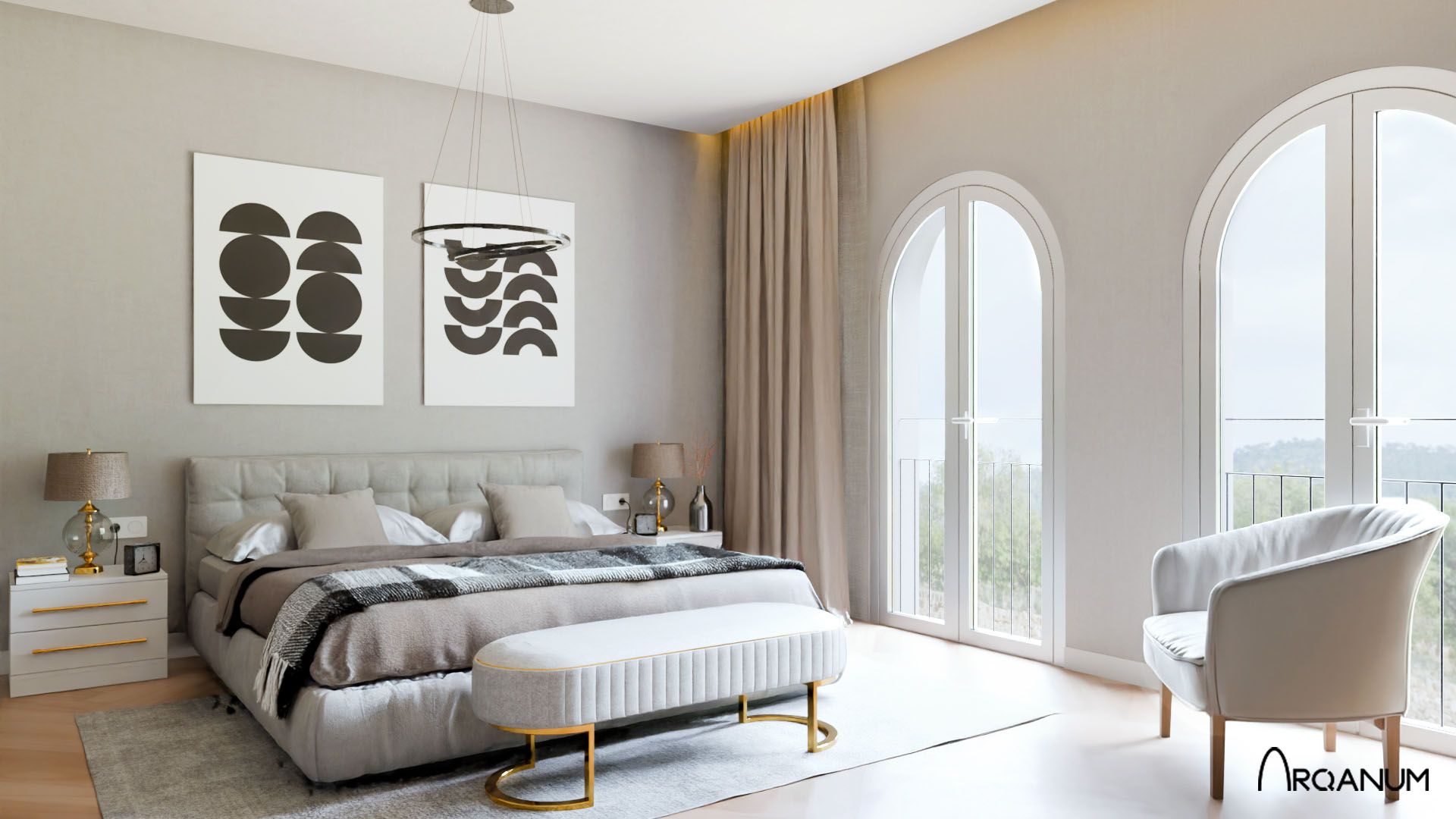 Apartment in Santa Ponsa, dormitorio